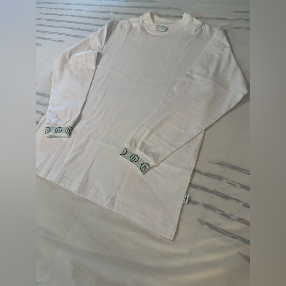 Hidden NY Heavyweight White Long Sleeve Shirt